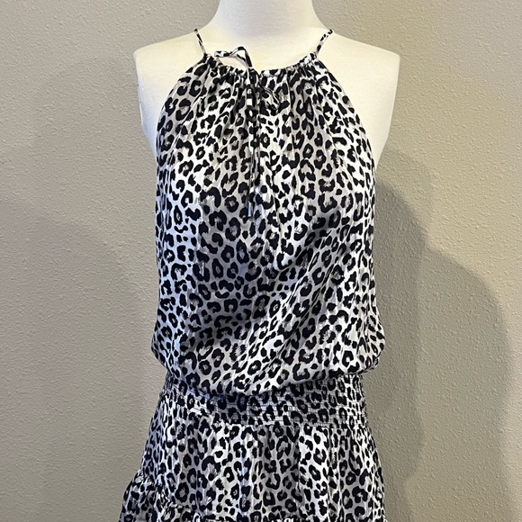 Leopard print halter mini dress size small (36) - Picture 4 of 4